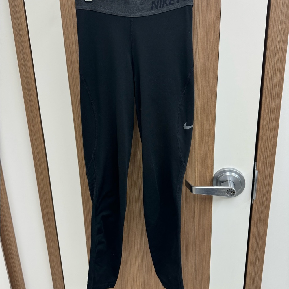 Nike Charcoal‎ and Black Leggings